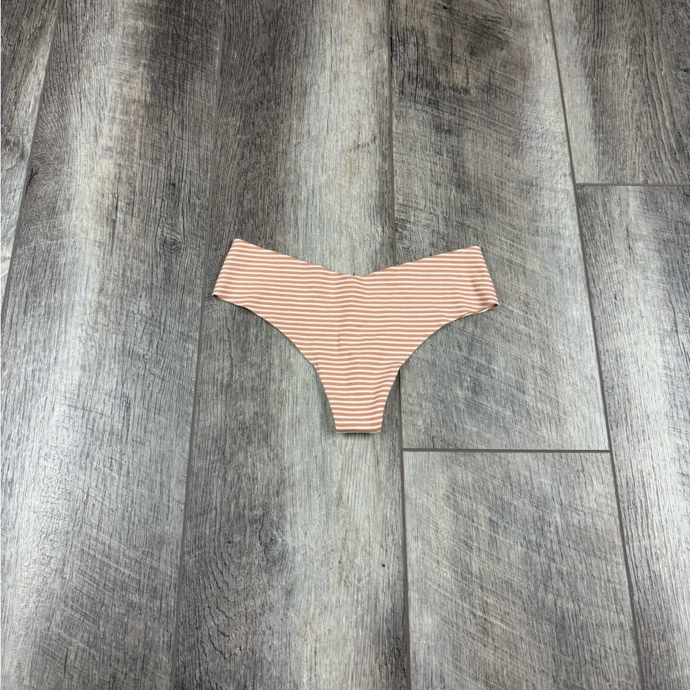 Aerie Tan Stripe Thong‎
